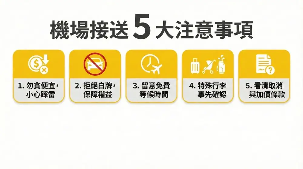 機場接送推薦哪一家？5 間可靠品牌推薦與避雷重點必看